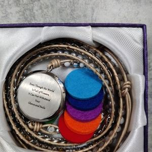 NWT--Plumiss Wrapped Aroma Diffuser Bracelet